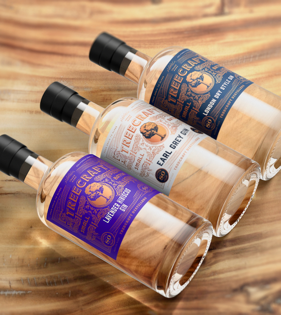 3 Treecraft Gins